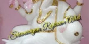 28 Inch Marble Ganesh Statue