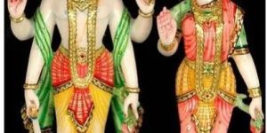 Marble Laxmi Narayan Statue