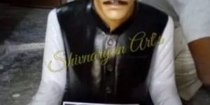 Marble Old Man Statue