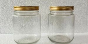Clear Glass Storage Jars