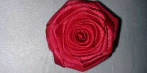 Satin Ribbon Rose