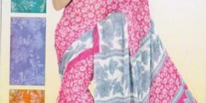 Cotton Print Voile Sarees