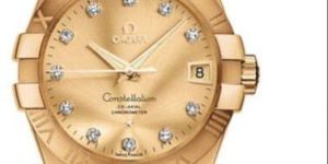 Men Yellow Gold Wrist Watch