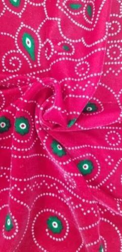 Printed Velvet Fabric