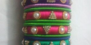 Handmade Silk Thread Bangles