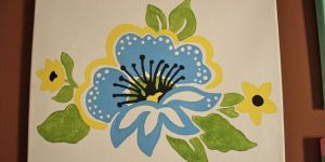 Canvas and Glass Painting Work