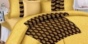 Patola Gold Print Bedsheet