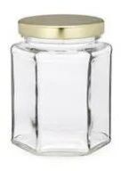 200ml Hexagonal Glass Jar