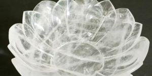 Crystal Quartz Lotus Bowl