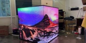 P4 Outdoor Corner Video Screen