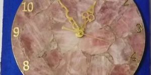 Rose Quartz Wall Clock