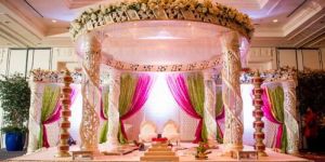 Crystal Jali Wedding Mandap
