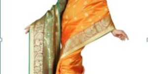 Big Peacock Designer Silk Saree