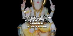 Marble Vishvakarma Statues