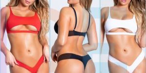 Ladies Thong Bikini Set