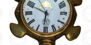 Brass Turtle Clock