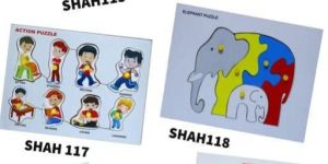 Wooden Cutout Puzzle