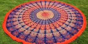 Printed Round Beach Towels