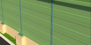 Metal Absorptive Noise Barriers