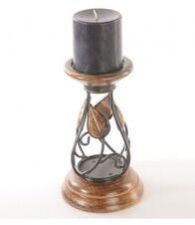 Candle Stand with Two Hanging Lanterns