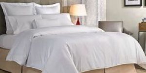 Cotton Plain Single Bedsheet with 1 Pillow Covers