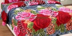 Cotton Floral Print Bedsheet Set