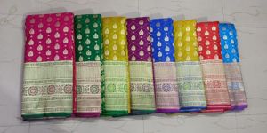 Jacquard Banarasi Silk Satin Fabric
