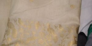 Pure Banarasi Munga Silk Jacquard Fabric