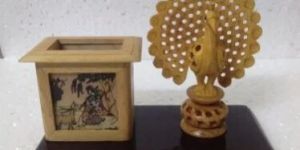 Wooden Pen Stand