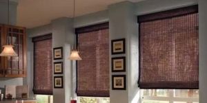 Wooden Bamboo Roman Blinds