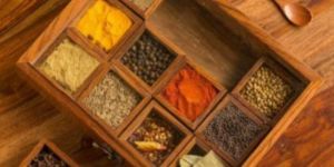 Handicraft Wooden Spice Box