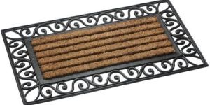 Rubber Borders Coir Mats