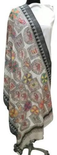 Kota Silk Madhubani Dupatta