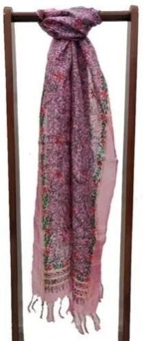 Tussar Silk Madhubani Stole