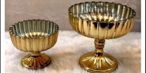 Glass Dry Fruit Bowl Set of 2 Pcs