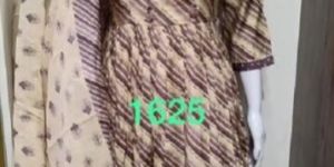 Printed Silk Kurti