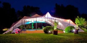 Colored Bedouin Stretch Tents