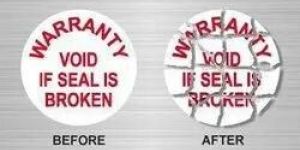 Warranty Label