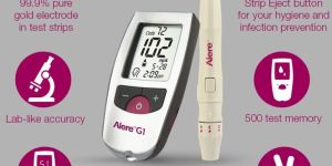 Alere G1 Blood Glucose Monitor with 25 Sugar Test Strips Pack