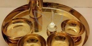 Brass Thali Set