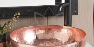 Hammered Copper Wash Basin