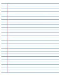 Lined Writing Paper