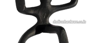 Cast Iron Matte Black Climbing Man Type of Coat Hook