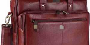 Leather Laptop Messenger