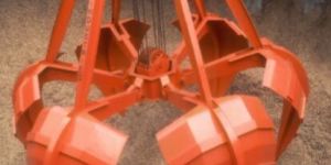 Four Rope Mechanical Orange Peel Grab