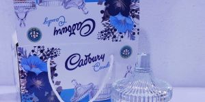 Cadbury Glass Candy Jar