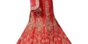 Nidhi Red Kids Lehenga