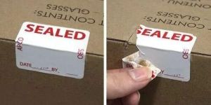 Tamper Evident Label