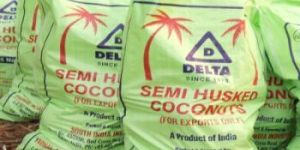 Semi Husked Coconut