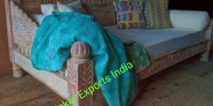 Walnut Wood Divan Cot